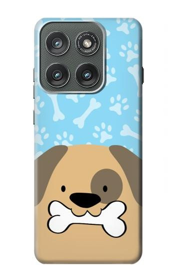S2669 Cute Dog Paws Bones Cartoon Case For Motorola Edge (2025)