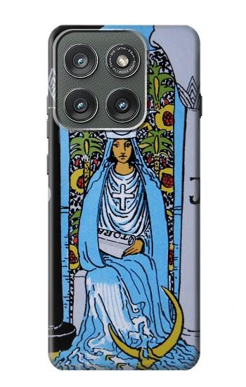S2764 High Priestess Tarot Card Case For Motorola Edge (2025)