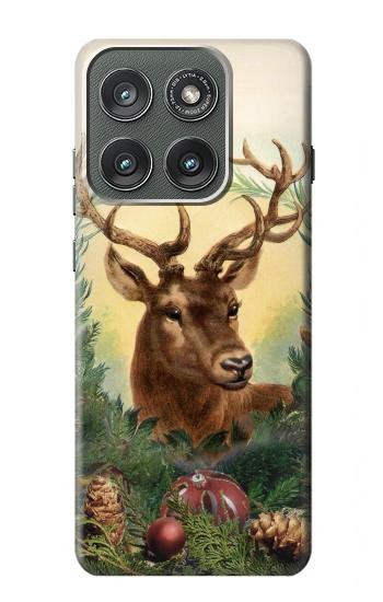 S2841 Vintage Reindeer Christmas Case For Motorola Edge (2025)