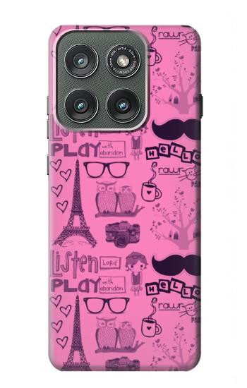 S2885 Paris Pink Case For Motorola Edge (2025)
