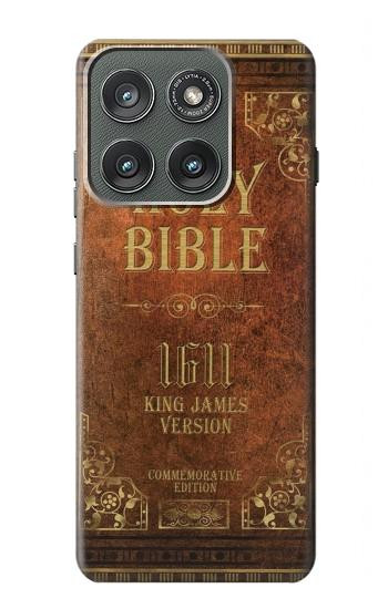 S2890 Holy Bible 1611 King James Version Case For Motorola Edge (2025)