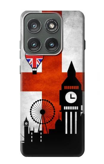 S2979 England Football Soccer Case For Motorola Edge (2025)