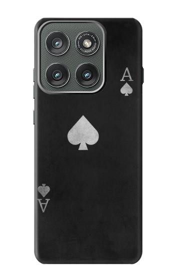 S3152 Black Ace of Spade Case For Motorola Edge (2025)