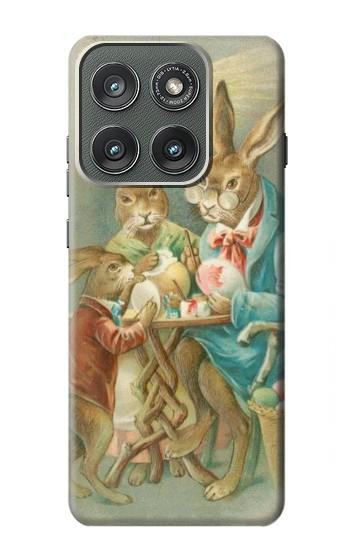 S3164 Easter Rabbit Family Case For Motorola Edge (2025)
