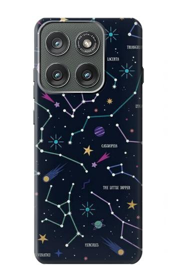 S3220 Star Map Zodiac Constellations Case For Motorola Edge (2025)