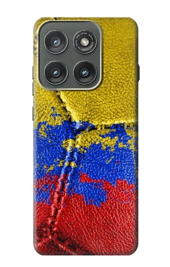 S3306 Colombia Flag Vintage Football Graphic Case For Motorola Edge (2025)