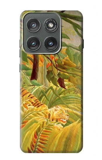 S3344 Henri Rousseau Tiger in a Tropical Storm Case For Motorola Edge (2025)
