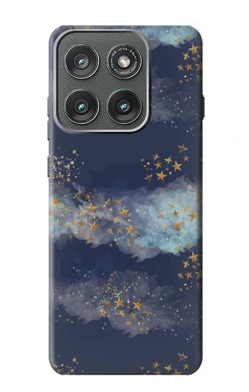 S3364 Gold Star Sky Case For Motorola Edge (2025)