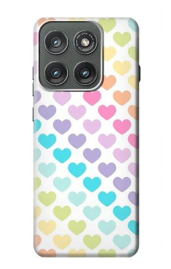 S3499 Colorful Heart Pattern Case For Motorola Edge (2025)