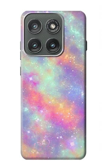 S3706 Pastel Rainbow Galaxy Pink Sky Case For Motorola Edge (2025)