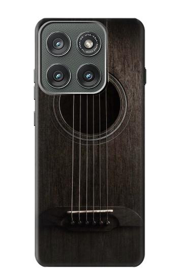 S3834 Old Woods Black Guitar Case For Motorola Edge (2025)