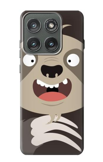 S3855 Sloth Face Cartoon Case For Motorola Edge (2025)