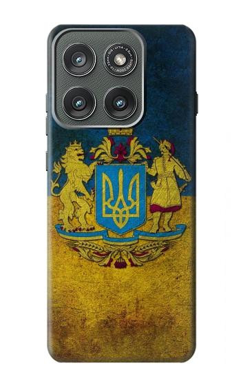 S3858 Ukraine Vintage Flag Case For Motorola Edge (2025)