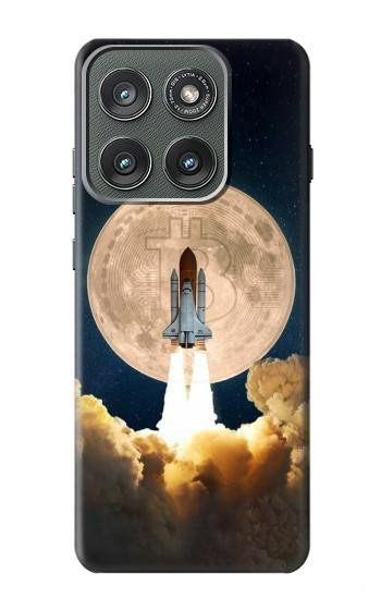 S3859 Bitcoin to the Moon Case For Motorola Edge (2025)