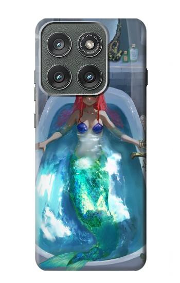 S3912 Cute Little Mermaid Aqua Spa Case For Motorola Edge (2025)