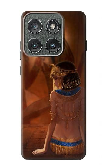 S3919 Egyptian Queen Cleopatra Anubis Case For Motorola Edge (2025)