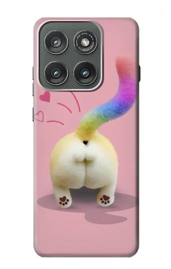 S3923 Cat Bottom Rainbow Tail Case For Motorola Edge (2025)
