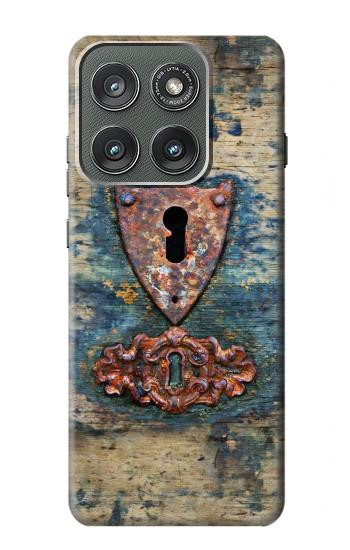 S3955 Vintage Keyhole Weather Door Case For Motorola Edge (2025)