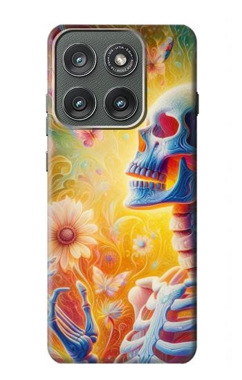 S3976 Colorful Skeleton Case For Motorola Edge (2025)