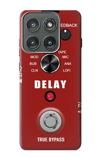S4011 Red Guitar Analog Delay Graphic Case For Motorola Edge (2025)