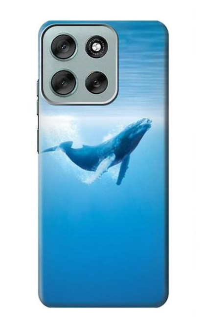 S0843 Blue Whale Case For Motorola Moto G56 S0843 Blue Whale Case For Motorola Moto G56