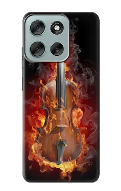 S0864 Fire Violin Case For Motorola Moto G56 S0864 Fire Violin Case For Motorola Moto G56