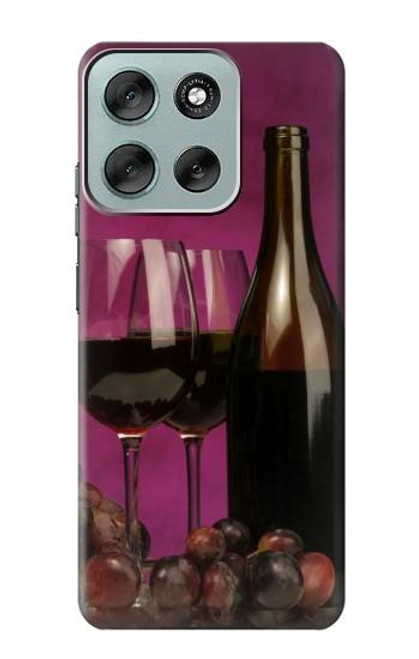 S0910 Red Wine Case For Motorola Moto G56 S0910 Red Wine Case For Motorola Moto G56