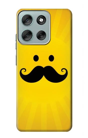 S1145 Yellow Mustache Sun Case For Motorola Moto G56