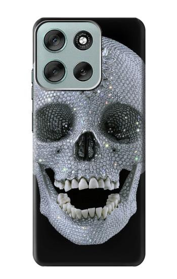 S1286 Diamond Skull Case For Motorola Moto G56
