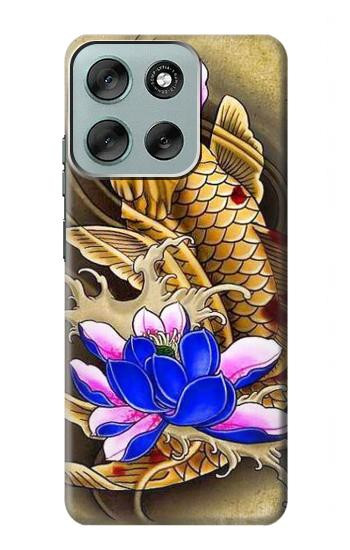 S1604 Carp Koi Fish Japanese Tattoo Case For Motorola Moto G56
