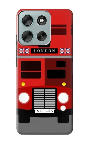 S2058 England British Double Decker Bus Case For Motorola Moto G56