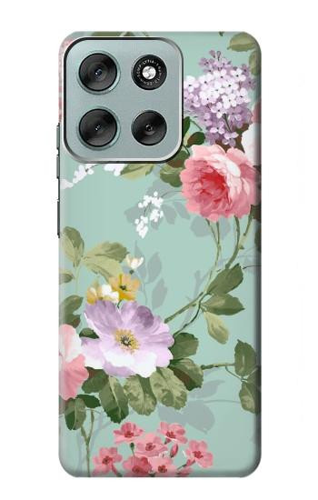 S2178 Flower Floral Art Painting Case For Motorola Moto G56