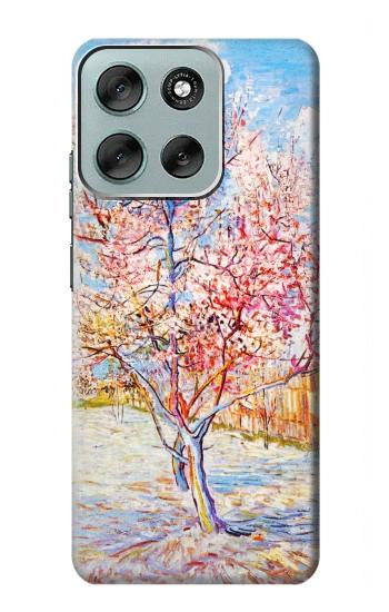 S2450 Van Gogh Peach Tree Blossom Case For Motorola Moto G56