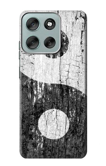 S2489 Yin Yang Wood Graphic Printed Case For Motorola Moto G56