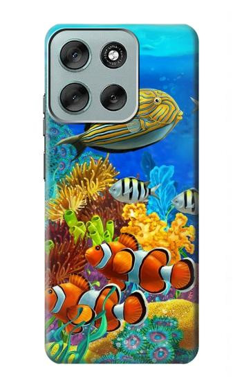 S2568 Sea Seabed Fish Corals Underwater Ocean Case For Motorola Moto G56