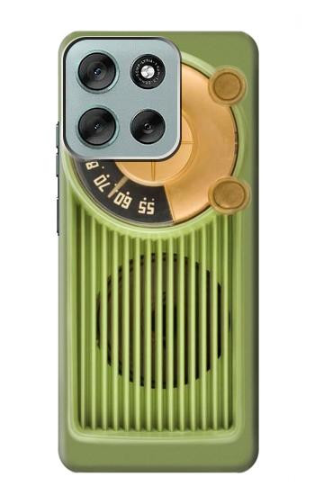 S2656 Vintage Bakelite Radio Green Case For Motorola Moto G56