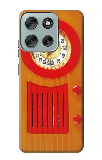 S2780 Vintage Orange Bakelite Radio Case For Motorola Moto G56