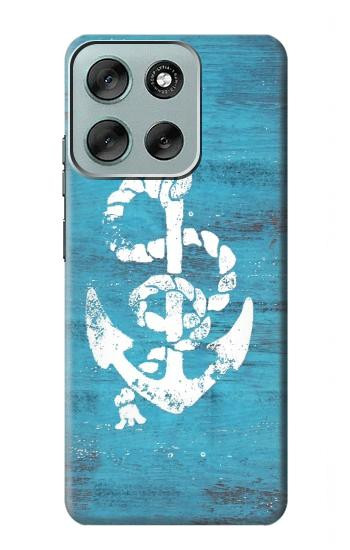S3053 Marine Anchor Blue Case For Motorola Moto G56