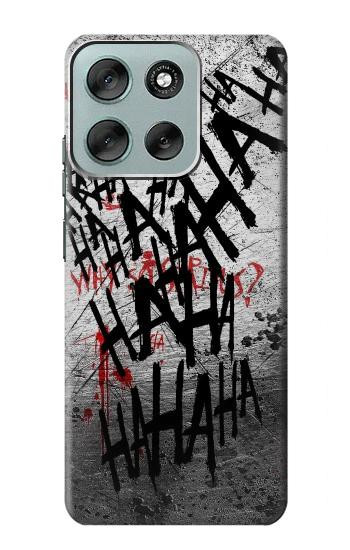 S3073 Joker Hahaha Blood Splash Case For Motorola Moto G56