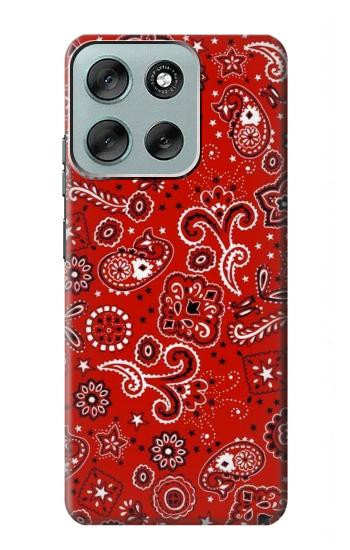 S3354 Red Classic Bandana Case For Motorola Moto G56