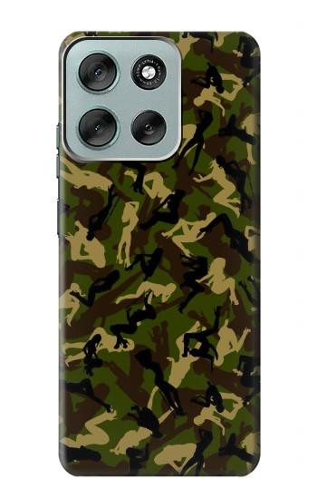 S3356 Sexy Girls Camo Camouflage Case For Motorola Moto G56