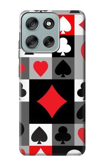 S3463 Poker Card Suit Case For Motorola Moto G56