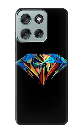 S3842 Abstract Colorful Diamond Case For Motorola Moto G56