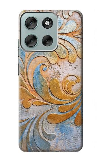 S3875 Canvas Vintage Rugs Case For Motorola Moto G56