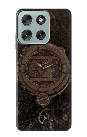 S3902 Steampunk Clock Gear Case For Motorola Moto G56