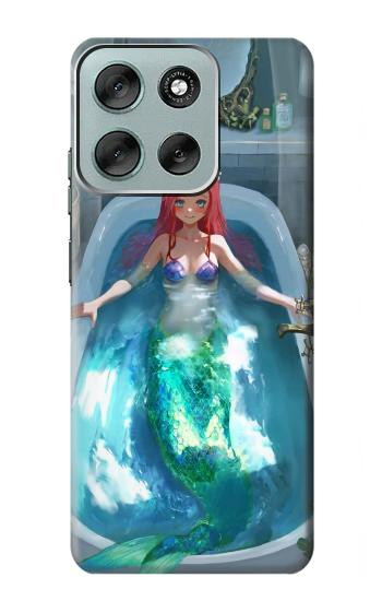 S3911 Cute Little Mermaid Aqua Spa Case For Motorola Moto G56