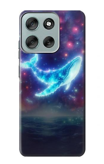 S3982 Dream Whale Colorful Nebula Case For Motorola Moto G56