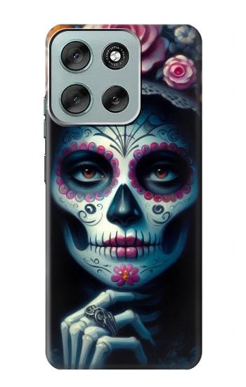 S3990 Girl Skull Steam Punk Gothic Case For Motorola Moto G56
