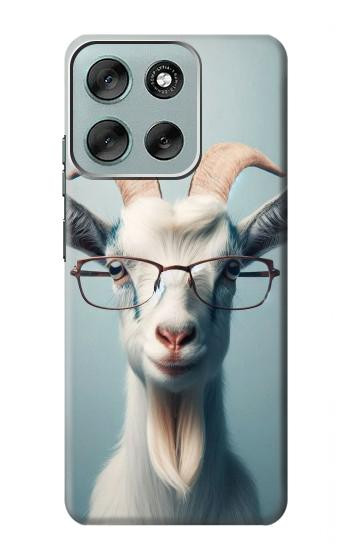 S3991 Goat Glasses Case For Motorola Moto G56