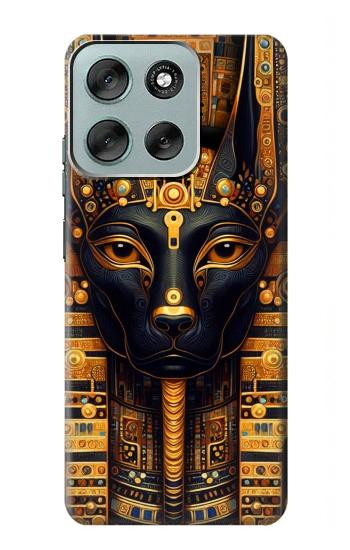 S3992 Gold Black Anubis Case For Motorola Moto G56